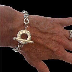 Sterling silver Tiffany Toggle bracelet. 925 Authenticity marking. No box